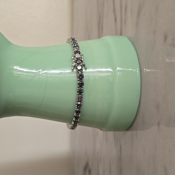 Jewelry - Mystic Topaz SS925 Tennis Bracelet